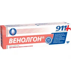 911 Венолгон масажен гел при тежест и умора в краката 100 мл 