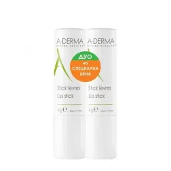 A-derma дуо стик за устни 2х4 грама
