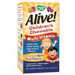 Alive дъвчащи мултивитамини за деца 30табл.