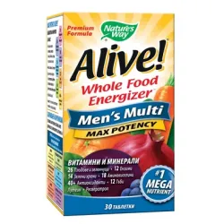 Alive мултивитамини за мъже 30 таблетки