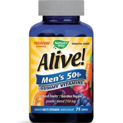 Алайв, Alive мултивитамини за мъже 50+ 75 желирани таблетки