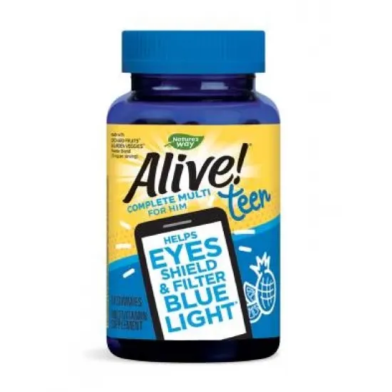 Alive Teen мултивитамини за момчeта 50 желирани таблетки