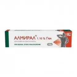 Алмирал Гел при болка, оток и възпаление 1,16% 50 гр.