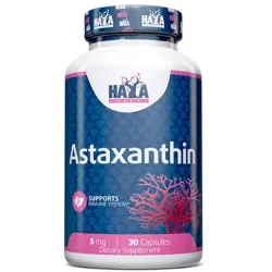 Астаксантин, Astaxanthin 5 мг х 30 капсули Хая Лабс