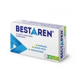 Бестарен, Bestaren 25 мг 10 таблетки Бестарен, Bestaren 25 мг 10 таблетки