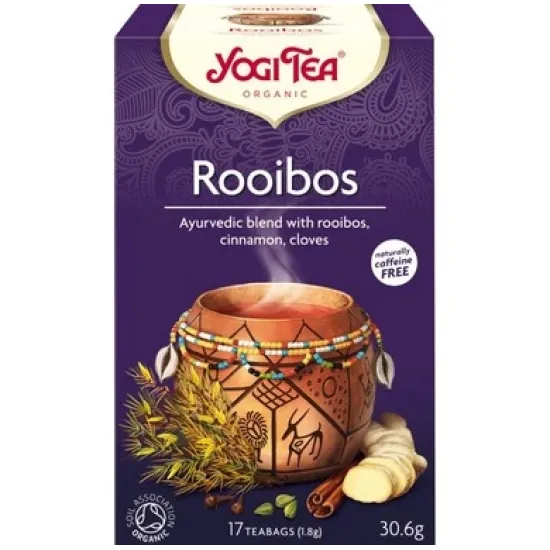 Био Аюрведичен Чай Йоги Ройбос, 17 пак., Yogi Tea