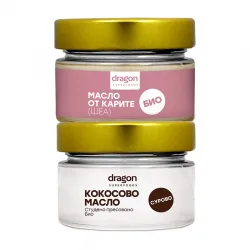 Био масло от карите + Био кокосово масло 100 мл Био масло от карите + Био кокосово масло 100 мл