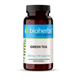Биохерба, Bioherba Зелен чай 340 мг 100 капсули