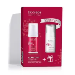 Biotrade Acne Out комплект  крем 30мл +пяна 20мл