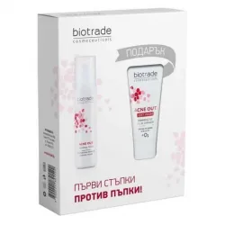Biotrade Acne Out комплект тоник 60мл+oxy Wash 50мл