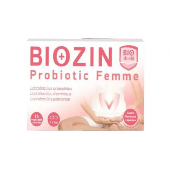 Биозин, Biozin Probiotic Femme пробиотик за жени 15 капсули