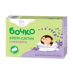Бочко/Bochko бебешки крем-сапун лавандула 75g