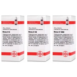 Боракс, Borax D 6, D 30, D 1000 DHU