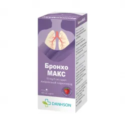 БронхоМАКС 15 mg/5 ml сироп 120 ml Дансон