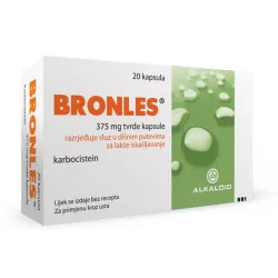 Бронлес, Bronles 375 мг 20 капсули