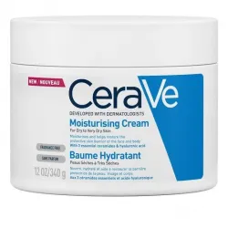 Cerave крем хидратиращ лице и тяло за суха кожа 340г 