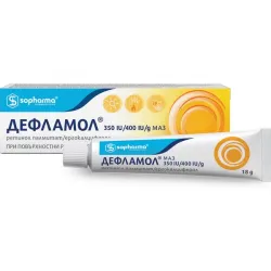 Дефламол, Deflamol маз 350IU/400 IU/g 18 g