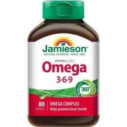 Джеймисън Омега 3-6-9, 80 капсули, Jamieson