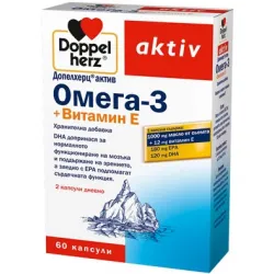 Допелхерц актив Омега-3+ Витамин Е 60 капсули