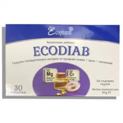 Екодиаб x30 таблетки Ecopharm