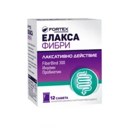 Елакса Фибри при запек и нередовен стомах 12 сашета