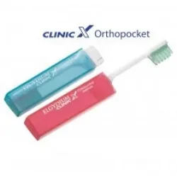 Elgydium Clinic X Orthopocket/ Елгидиум ортодонтска четка за зъби сгъваема