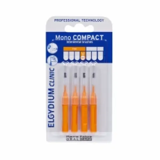 ELGYDIUM Mono Compact Оранжева (ISO 3) - Интердентална четка