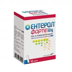 Ентерол Форте 500 мг x10 сашета Biocodex