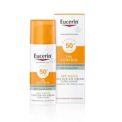 Eucerin Sun крем гел за мазна кожа  Spf50+ 50мл