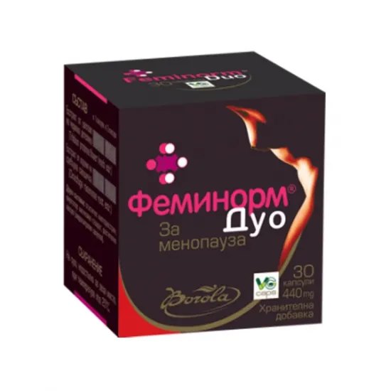 Феминорм Дуо, Feminorm Duo 30капс при тежка менопауза Феминорм Дуо, Feminorm Duo 30капс при тежка менопауза