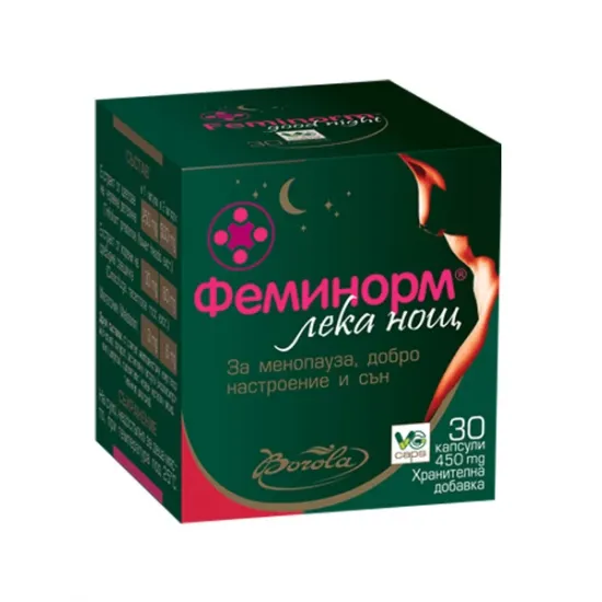 Феминорм Лека нощ/ Feminorm Good night 30капс безсъние при менопауза