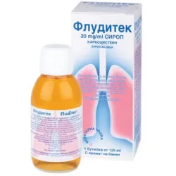Флудитек, Fluditec сироп 20 мг/мл 125 мл