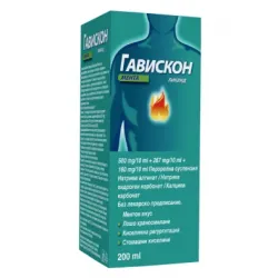 Гавискон, сироп с ментов вкус при стомашни киселини 200 мл