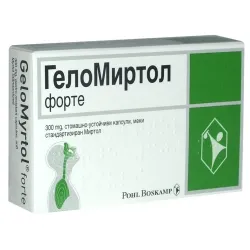 ГелоМиртол форте, GeloMyrtol forte 300 мг 20 таблетки