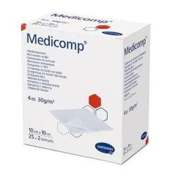Hartmann Medicomp стерилни компреси 10/10 см 25х2 броя