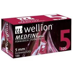 Игли за инсулинови писалки №5, Wellion - 1 брой