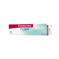 Канестен крем за лечение на гъбични инфекции по кожата и краката х 20 g, Bayer