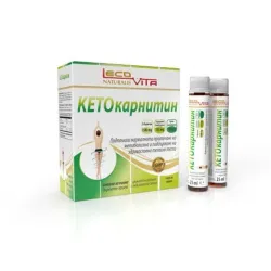 КетоКарнитин с вкус на лимон 25ml х10 ампули за пиене LecoVita