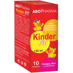 Kinder Fit Сироп за деца за силен имунитет х150 мл за момиче
