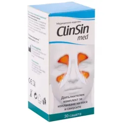 Клинсин Мед, Clinsin Med 30 сашета при хрема и синузит