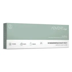 Комбиниран бърз тест SARS-Cov-2 и грип тип A&B x 1 брой