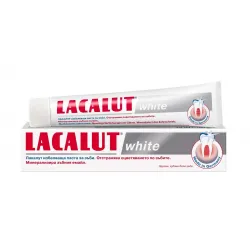 LACALUT WHITE ИЗБЕЛВАЩА ПАСТА ЗА ЗЪБИ, 75 мл. LACALUT WHITE ИЗБЕЛВАЩА ПАСТА ЗА ЗЪБИ, 75 мл.