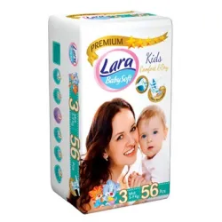 Лара премиум, Lara premium бебешки пелени 5-9 кг х 56