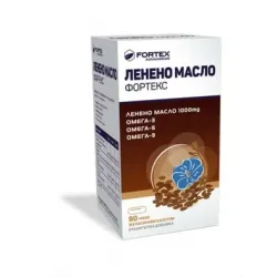 Ленено масло 1000 мг 90 капсули промо 1+1 промо пакет 