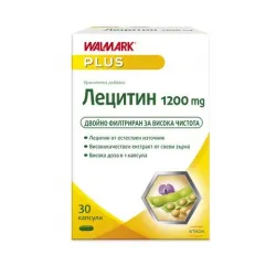 Лецитин / Lecithin 1200 mg х 30 капсули Walmark