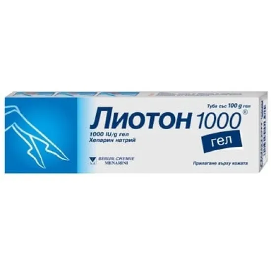 Лиотон 1000 гел 100гр. / Lioton 1000 gel