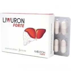 Ливурон Форте, Livuron Forte за черния дроб 24 капсули