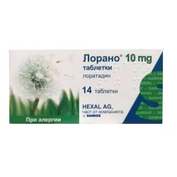 Лорано акут, Lorano akut табл.10mg х14
