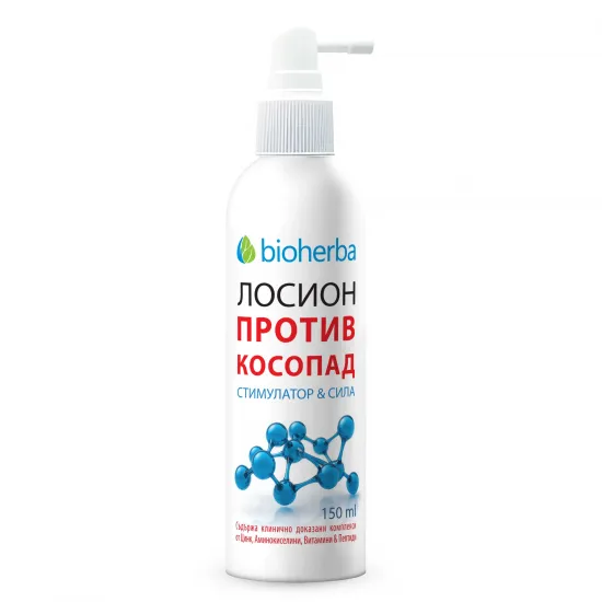 Лосион еликсир против КОСОПАД „Стимулатор & Сила”, 150мл.