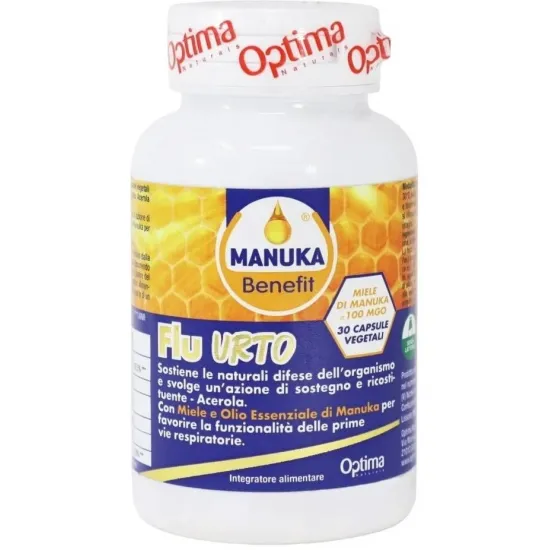 Manuka Benefit Flu Urto, 30 билкови табл., Optima Naturals
